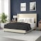 Flash Furniture Beige Queen Platform Bed with Headboard YK-1078-BEIGE-Q-GG - alternate 1